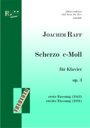 Scherzo op. 3 — score cover